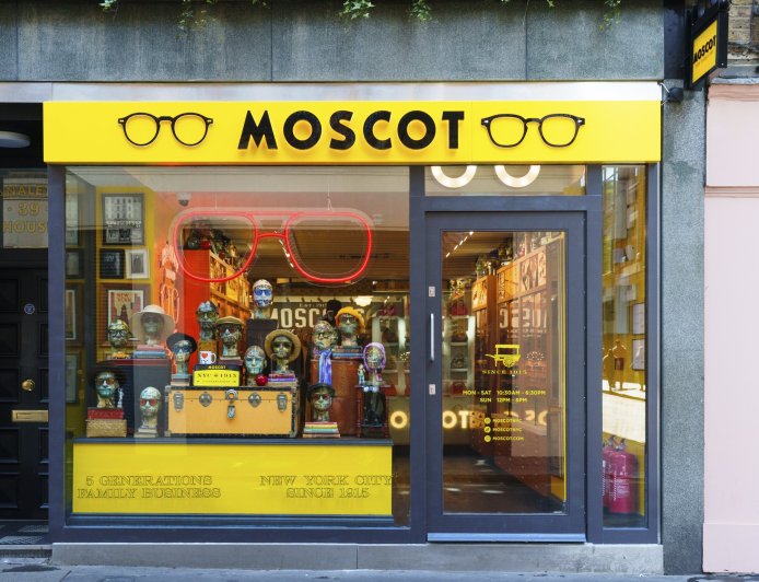 A New York Icon Moves Next Door: MOSCOT Expands on Beak Street